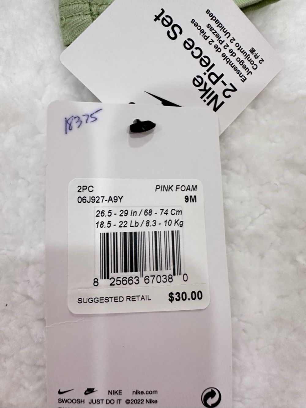 Girl’s Nike  Bodysuit and Legging Set - Picture 12 of 12